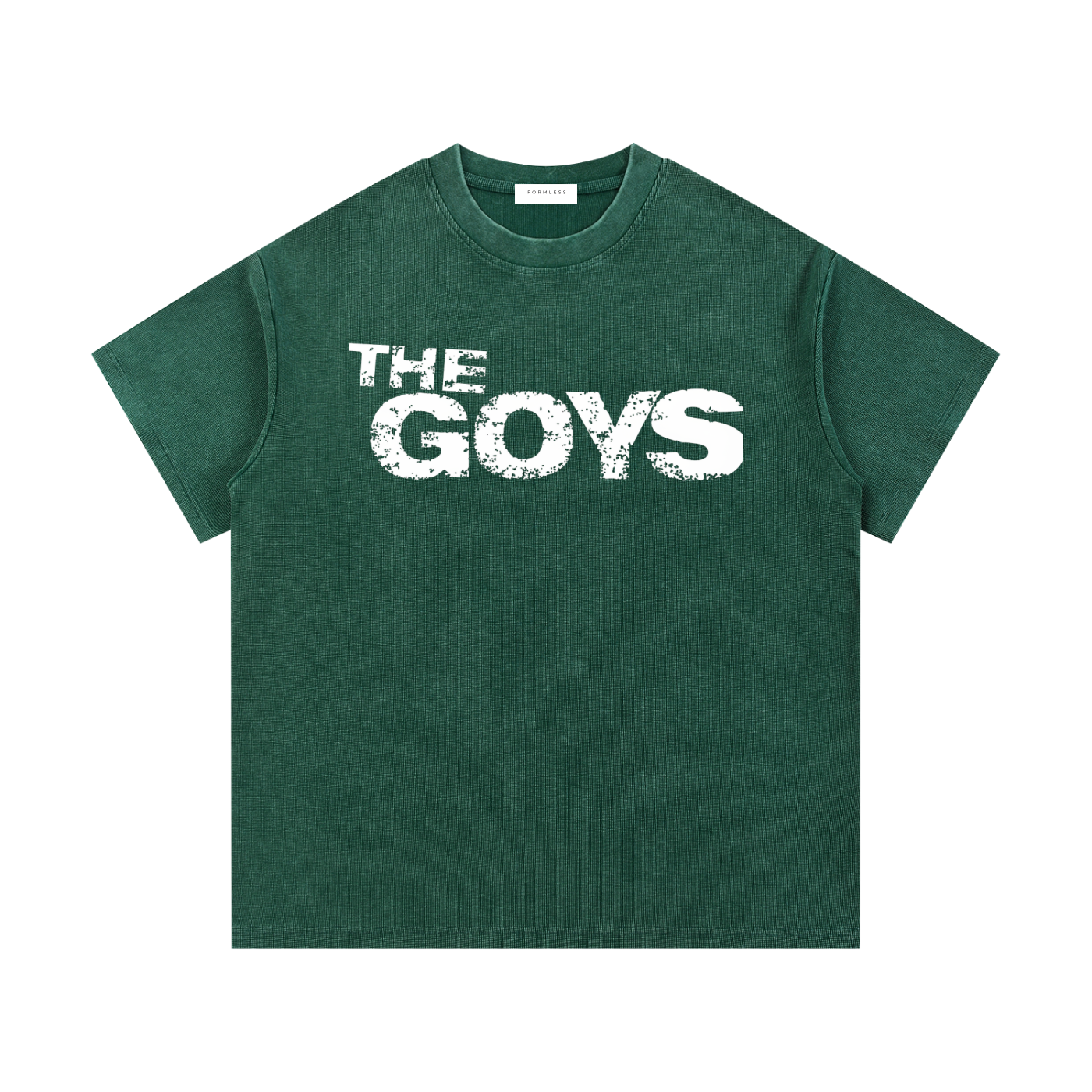 THE GOYS - Washed Waffle Knit T-Shirt