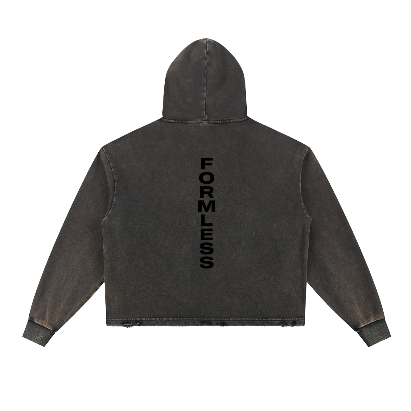 FORMLESS — Frayed Hem Hoodie