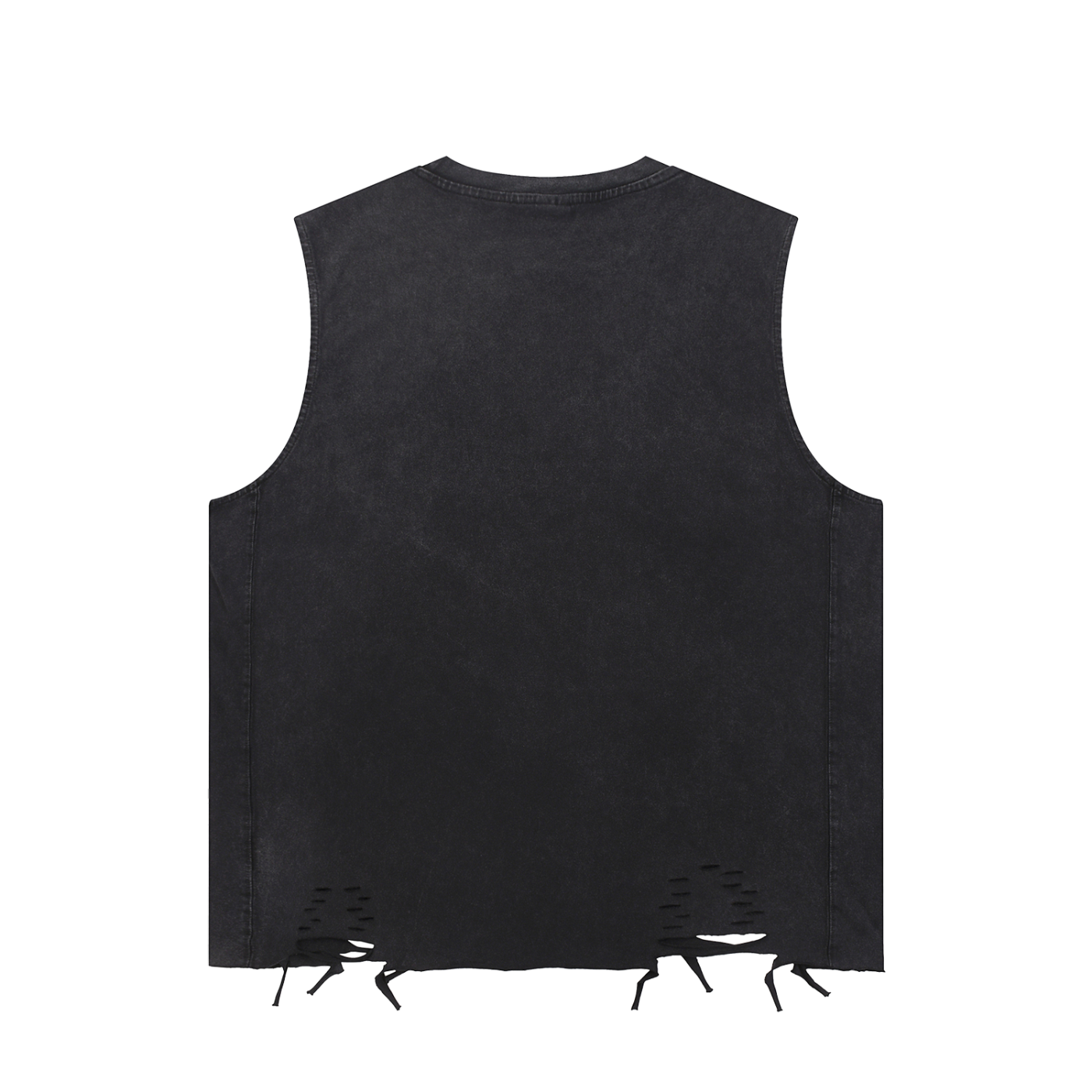 Snow Washed Raw Hem Tank
