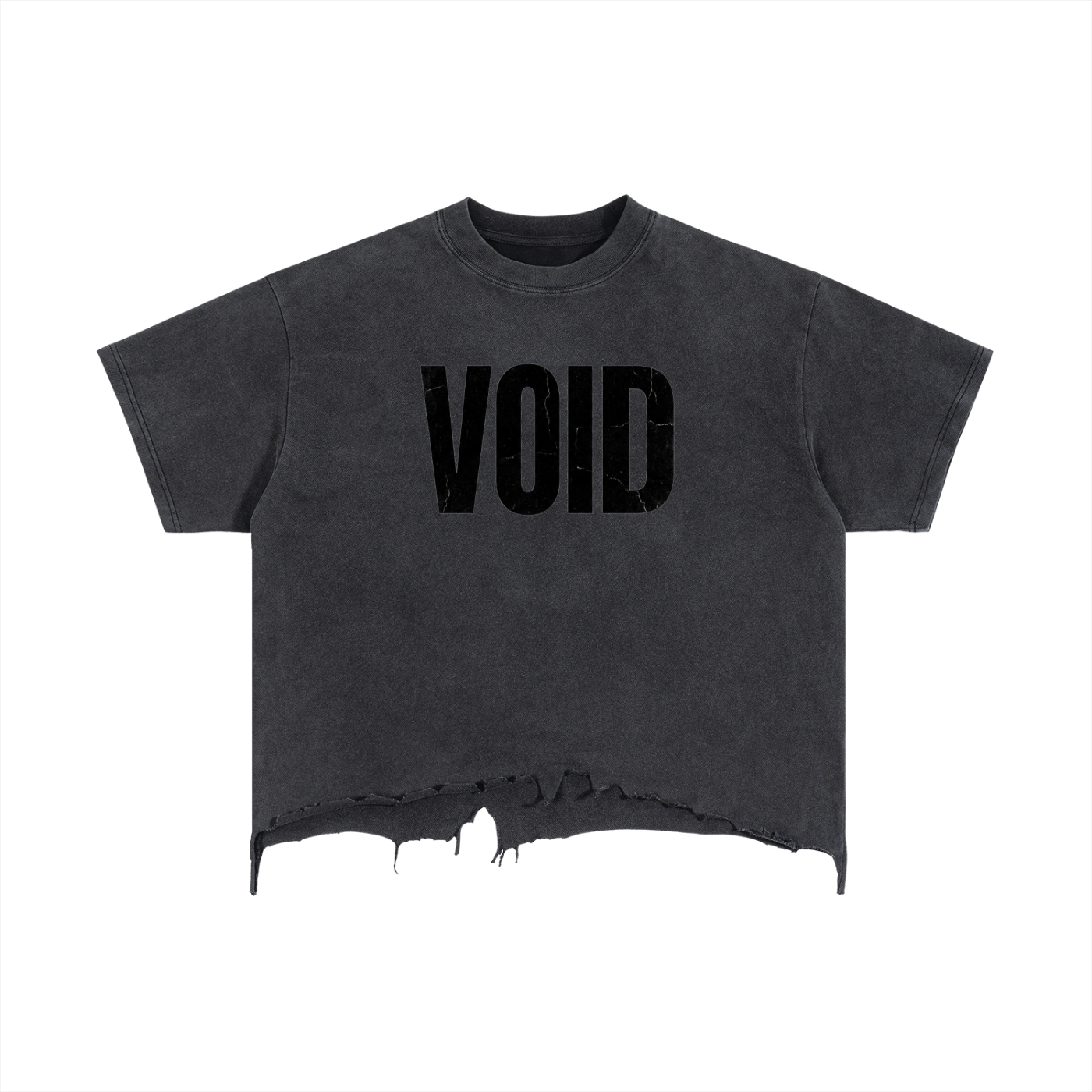 VOID — Vintage Washed Distressed Hem Tee
