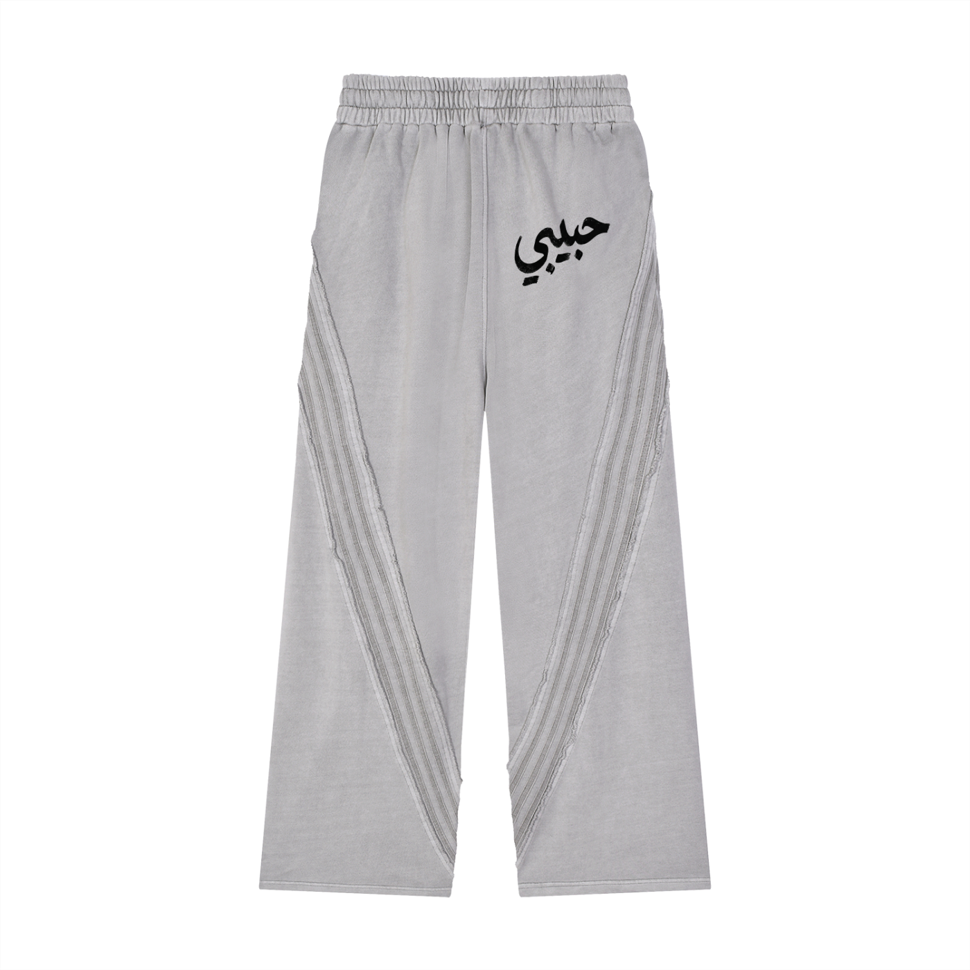 HABIBI — Snow Washed Raw Hem Sweatpants