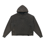 HABIBI — Vintage Washed Frayed Hem Hoodie