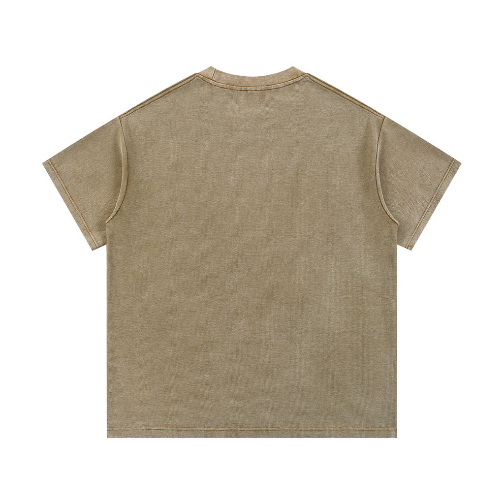 THE GOYS - Washed Waffle Knit T-Shirt