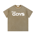 THE GOYS - Washed Waffle Knit T-Shirt